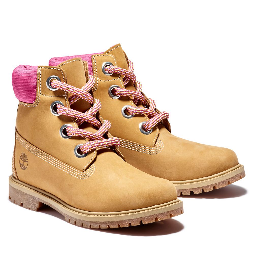 Bocanci 6-Inch Timberland Dama Maro - Heritage Waterproof - Romania - HFYAQZ173